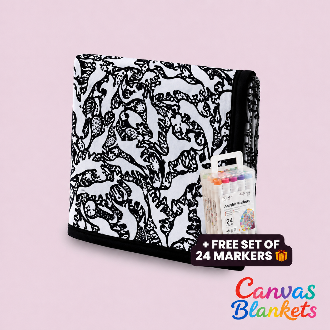 Kawaii Canvas Blanket